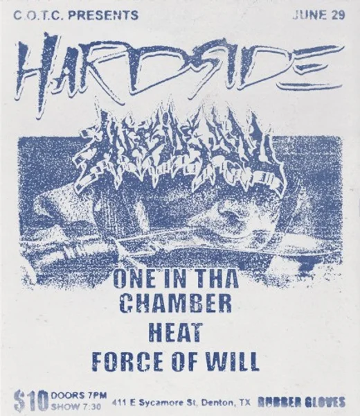 Force of Will, Hardside + 3 more — COTC Presents Inside You and Hardside — Poster