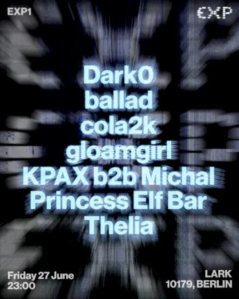 Ballad, cola2k 他 6 組 — EXP1 — Poster