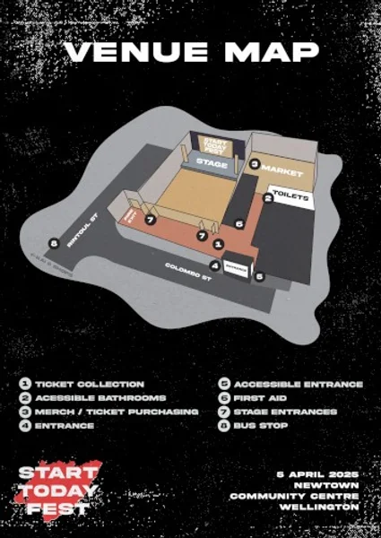 Start Today Fest 2025 — Map