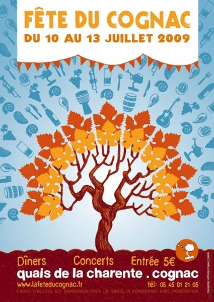 La Fête du Cognac 2009 — Poster
