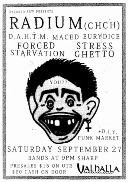 Radium — Razored Raw Presents Radium (Ōtautahi)+ Guests — Poster
