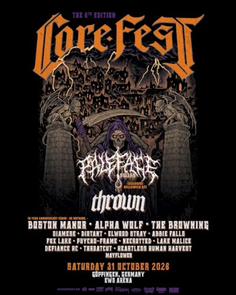 Alpha Wolf, Boston Manor 他 3 組 — Core Fest 2026 — Poster
