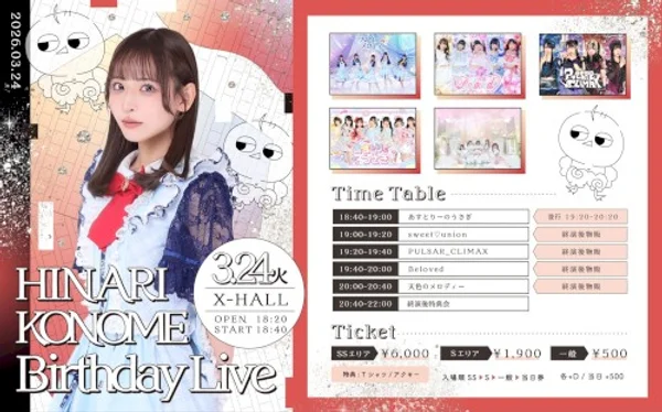 緋成このめ生誕祭 — Schedule · Poster