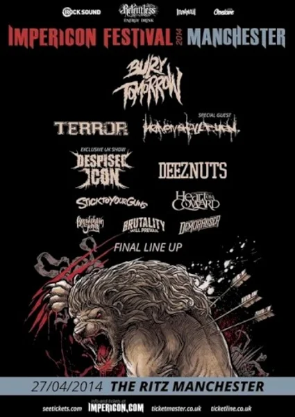 Impericon Festival 2014 - Manchester — Poster