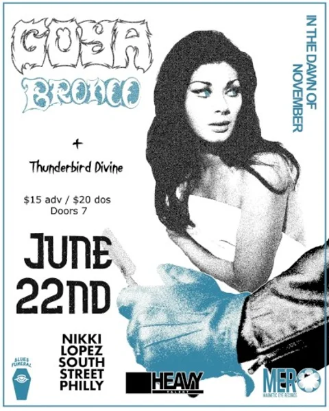 BRONCO & Goya — North American Summer Tour — Poster