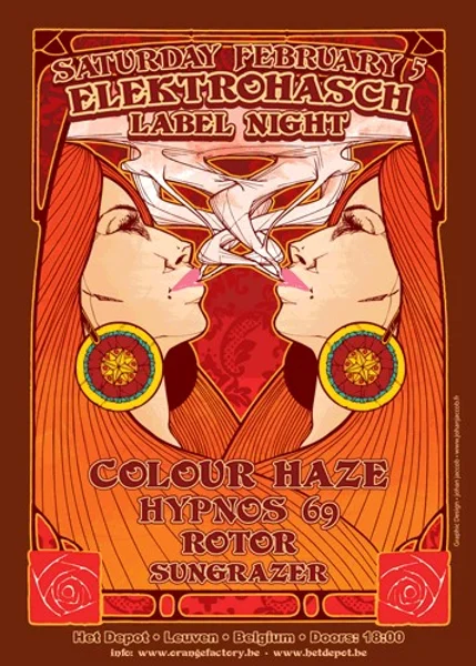 Colour Haze, Hypnos 69 + 3 weitere — Poster