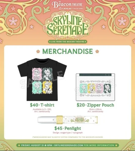 Maid Mint, Keekihime + 2 more — Skyline Serenade — Merchandise