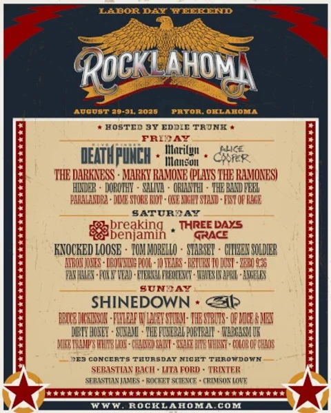 Rocklahoma 2025 — Poster