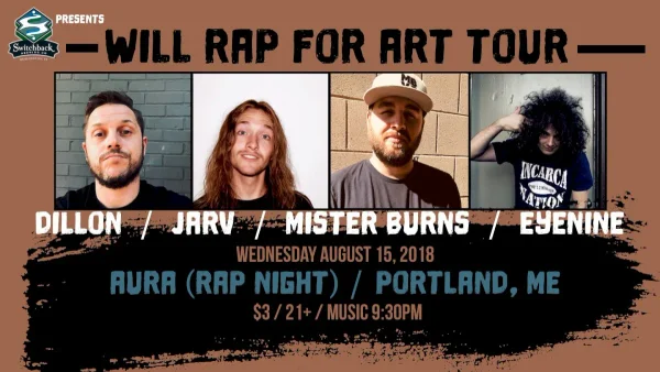 Dillon, Jarv, Mister Burns, & eyenine @ Aura