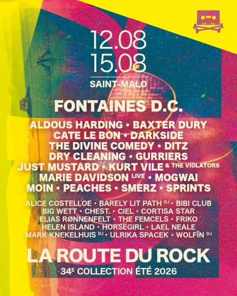 La Route du Rock 34e Collection Été