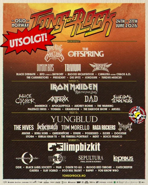 Tons of Rock 2026