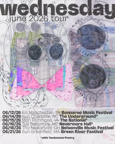 Wednesday - June 2026 Tour: Manchester, TN