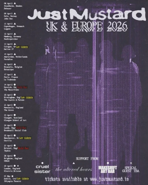 Just Mustard - UK & Europe 2026: Norwich, UK