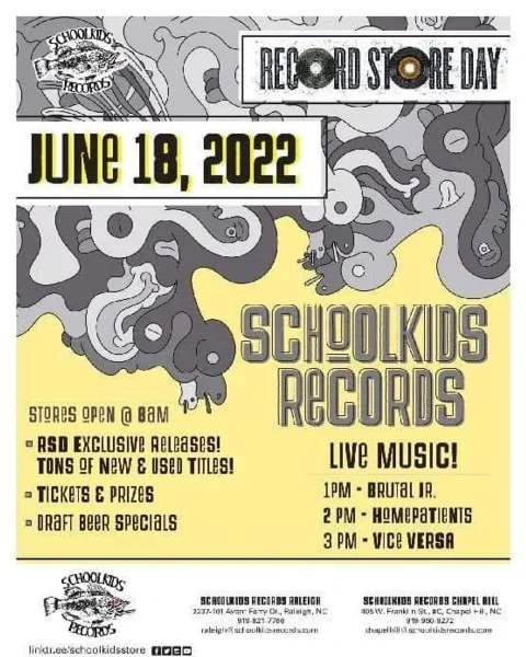 Record Store Day 2022: Schoolkids Records