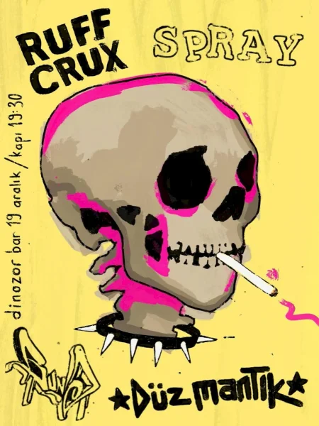 bun6, Düz Mantık, Ruff Crux & SPRAY at Dinozor Bar