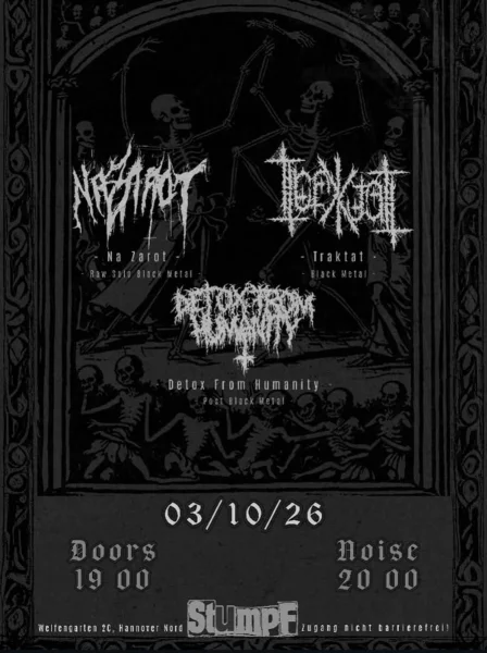 Na Zarot / Traktat / Detox from Humanity at Stumpf