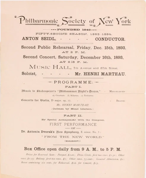 Second Concert in the Fifty Second Season