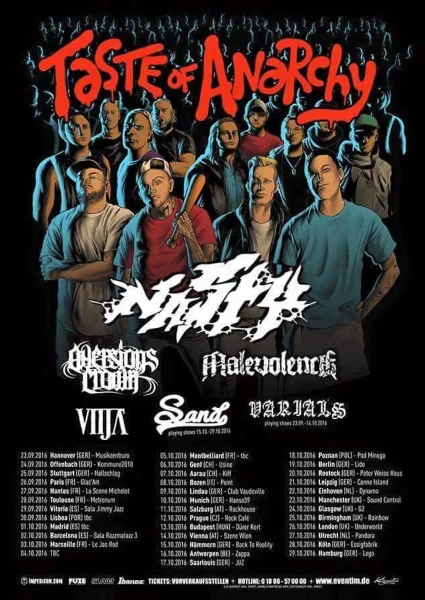 Nasty - Taste Of Anarchy Tour