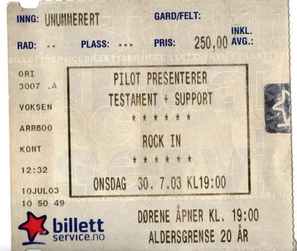 Testament at Rock In