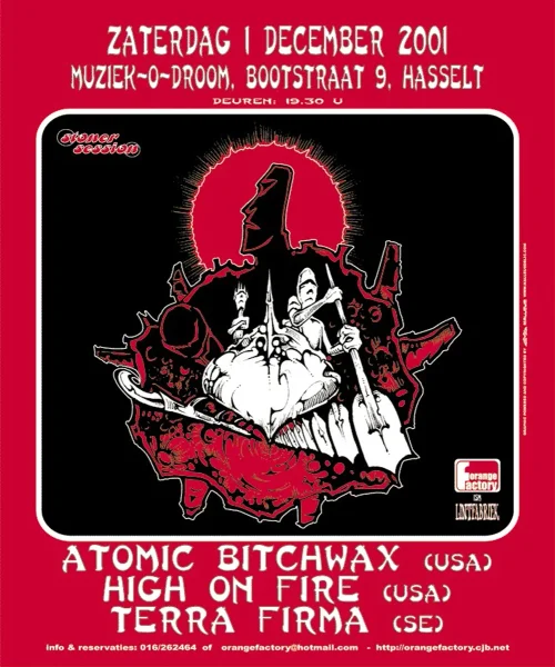 Atomic Bitchwax, Terra Firma, Hypnos 69 i.s.m. Lintfabriek at Muziekodroom