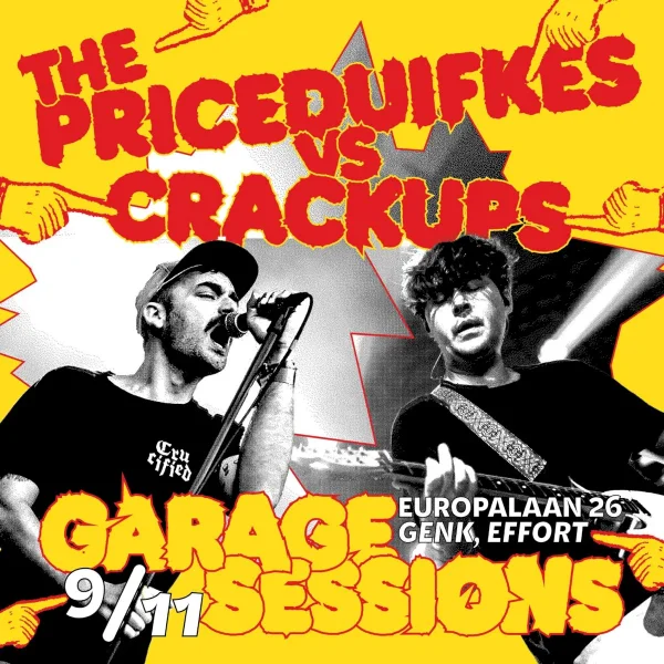 Garage Sessions: The Priceduifkes vs. CRACKUPS at Jeugdhuis Effort