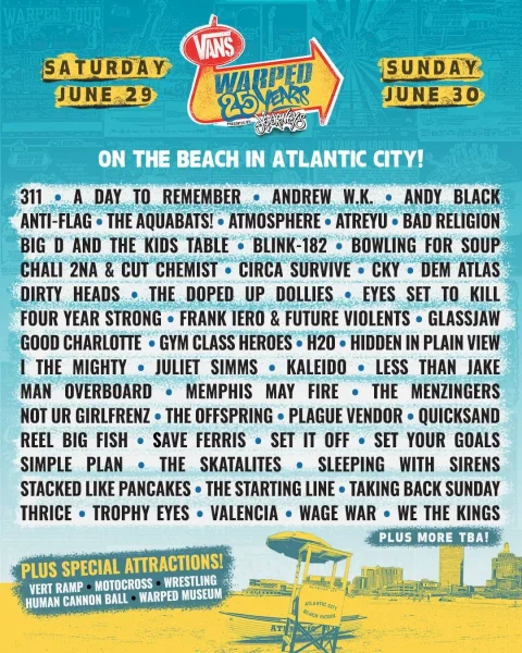 Vans Warped 25 Years: Atlantic City