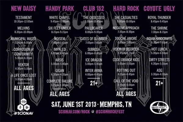 Scion Rock Fest 2013
