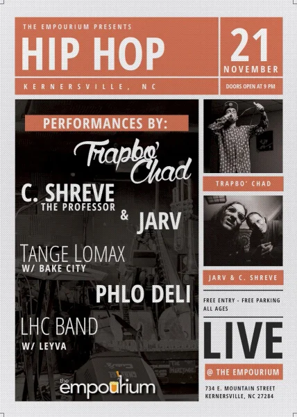 The Empourium Presents Hip Hop