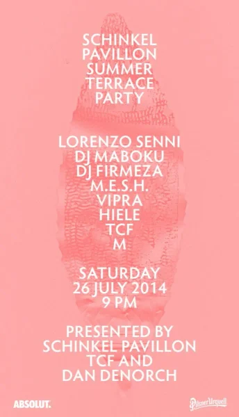 Schinkel Pavillon Summer Terrace Party