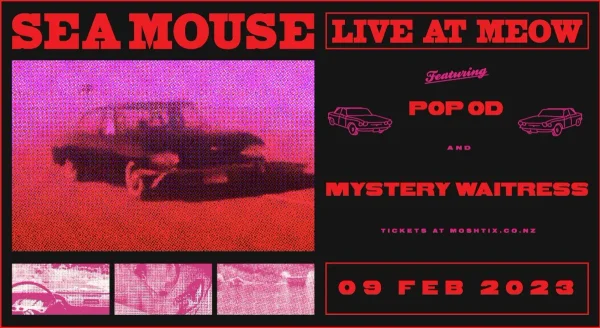 Sea Mouse live at Meow with Pop OD and Mystery Waitress