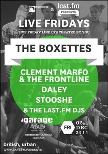 Last.fm Presents Live Fridays featuring The Boxettes