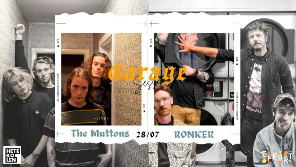 Garage Sessie: The Muttons & Ronker at Jeugdhuis Effort