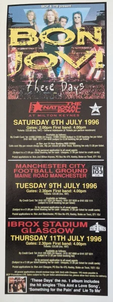Bon Jovi at Manchester City Football Ground