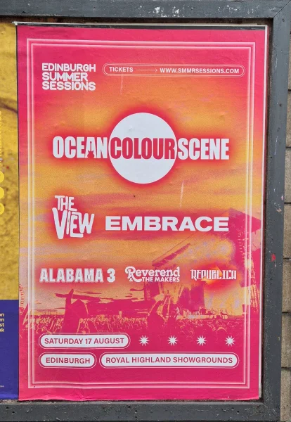 Ocean Colour Scene at Royal Highland Showgrounds