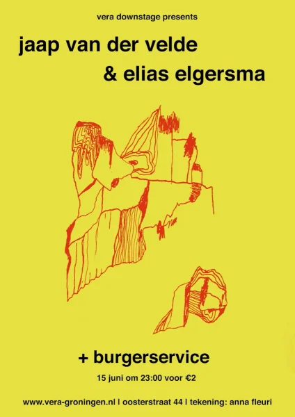 Jaap van der Velde & Elias Elgersma and burger service at VERA