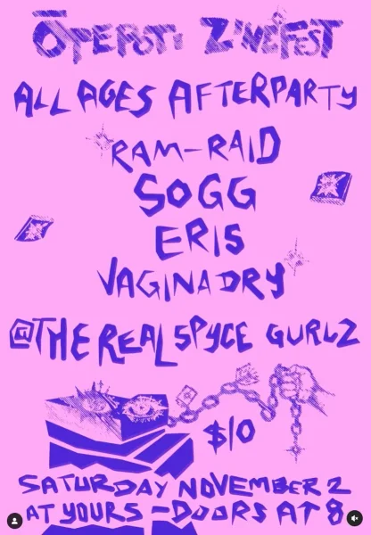 Ōtepoti Zinefest Afterparty