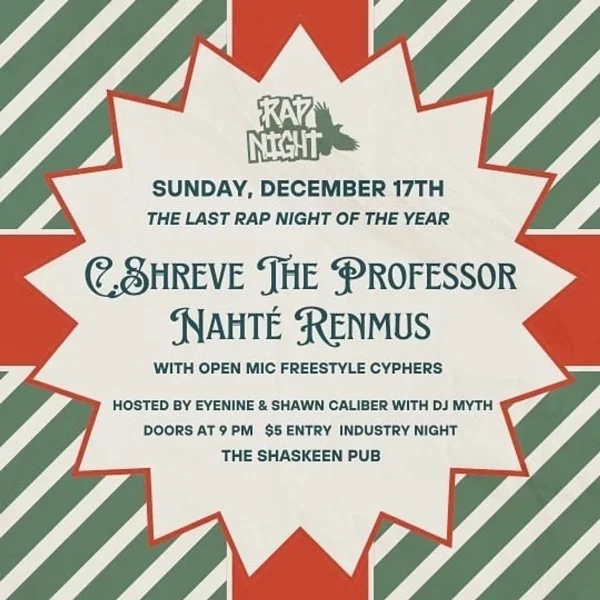 C.Shreve the Professor & Nahte Renmus @ Rap Night Mancheter