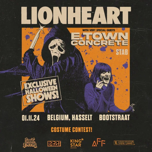 Lionheart + E-Town Concrete + Stab at Bootstraat