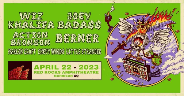 Wiz Khalifa & Joey Bada$$ @ Red Rocks Park