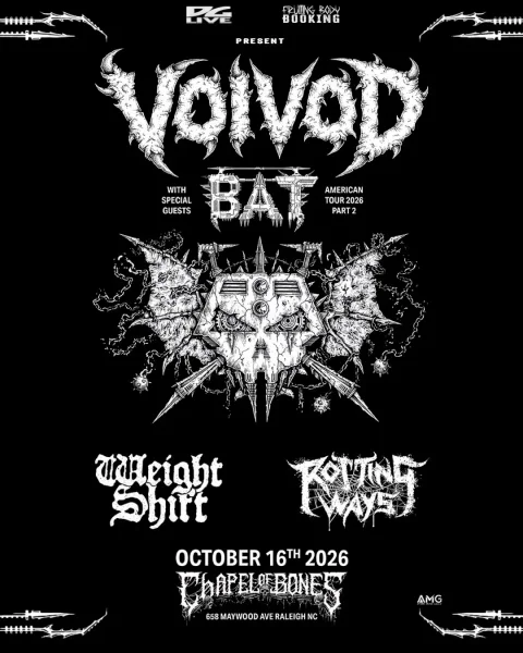 Voivod at Chapel of Bones