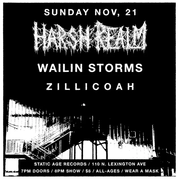 Harsh Realm at Static Age Records