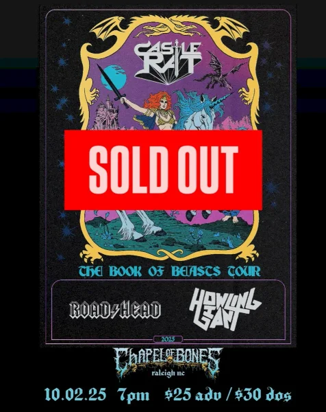 The Book of Beasts Tour: Raleigh, NC