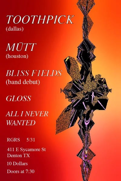 Bliss Fields | Mūtt | All I Never Wanted | Gloss | Toothpick