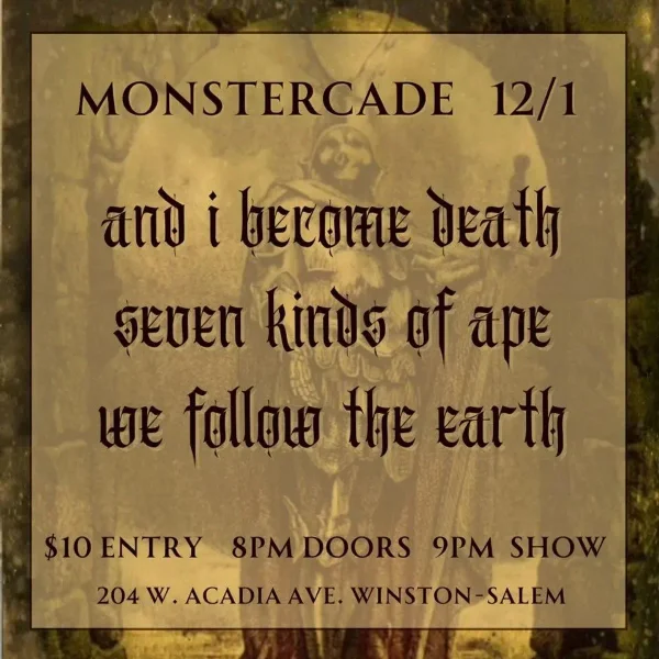 And I Become Death at Monstercade