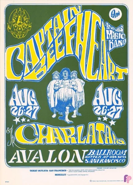 Captain Beefheart and His Magic Band at Avalon Ballroom