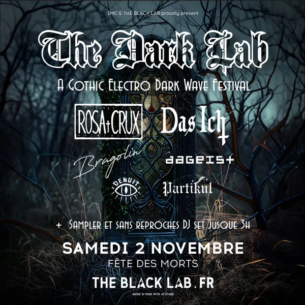 The Dark Lab : Rosa Crux at Le Black Lab, Lille