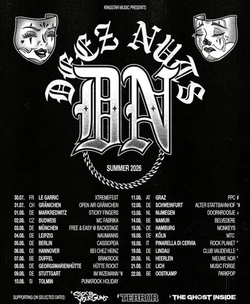 Deez Nuts - Summer 2026 - Hannover
