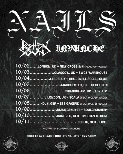 Nails UK/EU Tour 2026 - Hannover