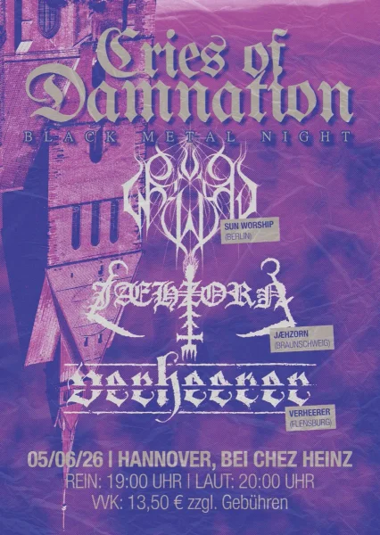 Cries of Damnation - Black Metal Night Vol. 3