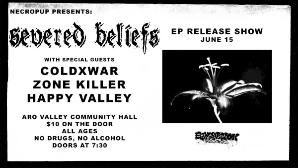 Severed Beliefs EP release show